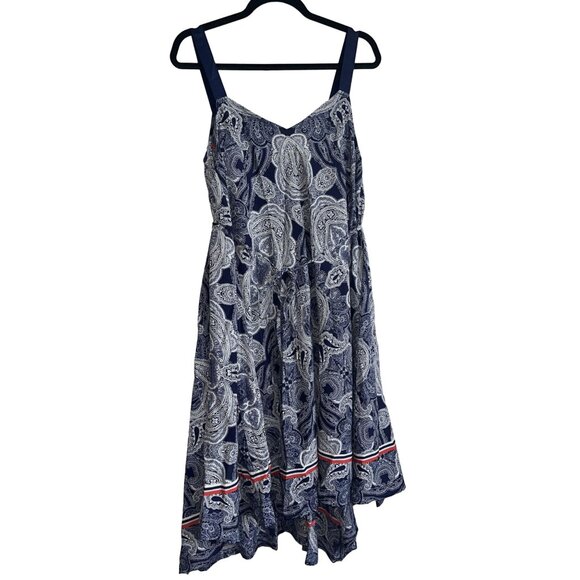 Jessica Simpson Maternity Dress Women's Size Small Boho Paisley Stripe Print Exc - Picture 2 of 3